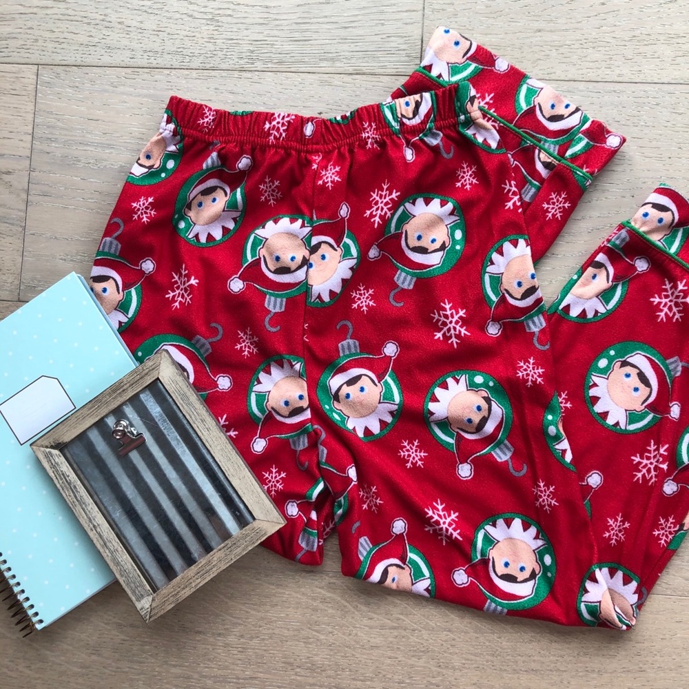 Elf-on-the-Shelf Christmas Ornamant pants size 8